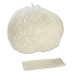 AbilityOne 8105015171363, SKILCRAFT High Density Trash Can Liner, 10 gal, 8 microns, 24" x 24", Natural, 1,000/Carton
