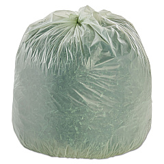 AbilityOne 8105015574983, SKILCRAFT High Density (HDPE) Coreless Roll Can LinersNatural, 33 gal, 12 microns, 33" x 40", Natural, 250/Box