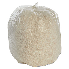 AbilityOne 8105015574984, SKILCRAFT High Density (HDPE) Coreless Roll Can LinersNatural, 45 gal, 12 microns, 40" x 48", Natural, 250/Box
