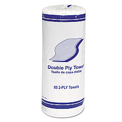 GEN Kitchen Roll Towels, 2-Ply, 11 x 7.8, White, 85/Roll, 30 Rolls/Carton (GEN1797)