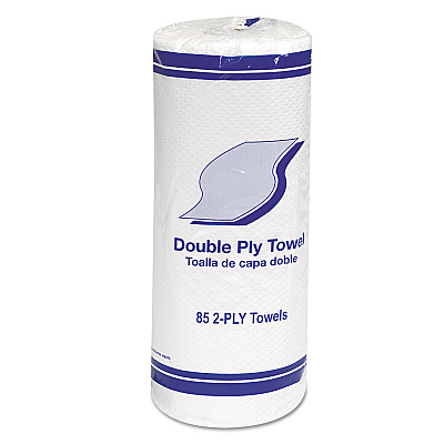 GEN Kitchen Roll Towels, 2-Ply, 11 x 7.8, White, 85/Roll, 30 Rolls/Carton (GEN1797)