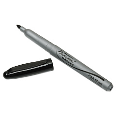 AbilityOne 7520000433408 SKILCRAFT Fine Point Permanent Marker, Fine Bullet Tip, Black, Dozen