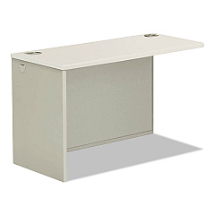 HON 38000 Series Return Shell, 33.75w x 65d x 4.19h, Silver Mesh/Light Gray, Left (38946LB9Q)
