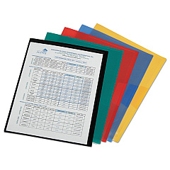 AbilityOne 7520016618834 SKILCRAFT Poly Project File Jacket, Letter Size, Assorted Colors, 5/Pack
