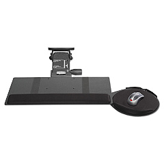 Kelly Computer Supply Leverless Lift N Lock Keyboard Tray, 19w x 10d, Black (69575)