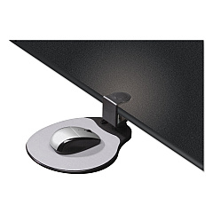 Kelly Computer Supply Clamp On Mouse Platform, 7.75 x 8, Black (10405)