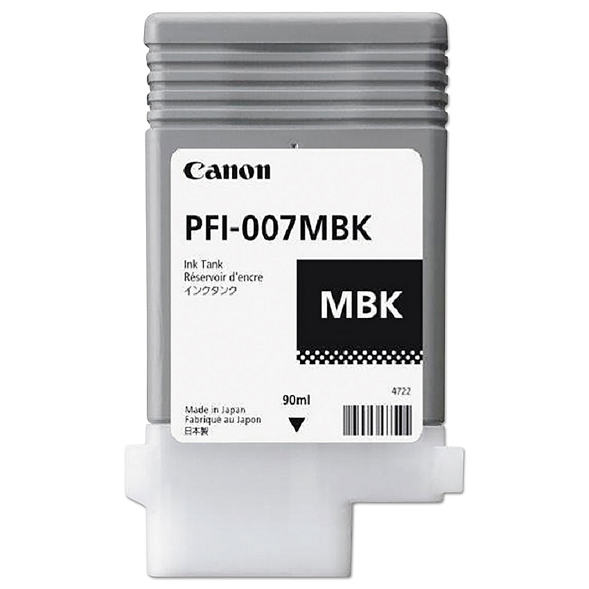 Canon PFI-007MBK Matte Black Ink Tank (2142C001)