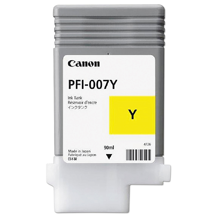 Canon PFI-007Y Yellow Ink Tank (2146C001)