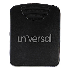 Universal Fabric Panel Wall Clips, 25 Sheets, Black, 20/Pack (UNV21270)