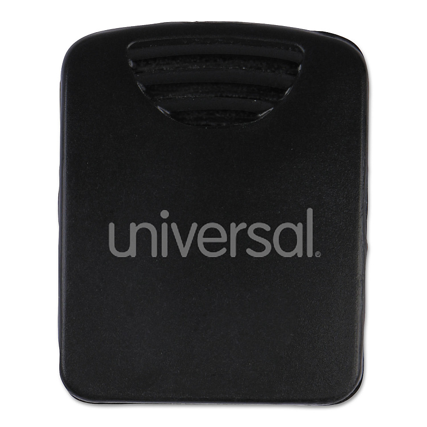 Universal Fabric Panel Wall Clips, 25 Sheets, Black, 20/Pack (UNV21270)