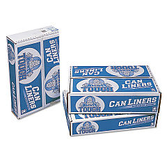 Pitt Plastics Linear Low Density Can Liners, 30 gal, 0.75 mil, 30" x 36", White, 200/Carton (MT371XW)