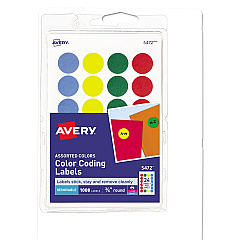Avery 05472 Color Coding Labels