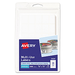 Avery 05424 Removable Multi-Use Labels