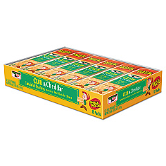 Keebler Sandwich Cracker, Club and Cheddar, 8 Cracker Snack Pack, 12/Box (21163)