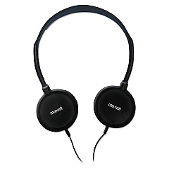Maxell HP-200 Stereo Headphones, Silver (190318)