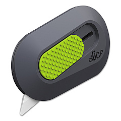 slice Mini Cutters, Double Sided, Replaceable, Stainless Steel, Gray, Green (10514)