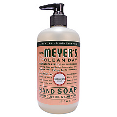 Mrs. Meyer's Clean Day Liquid Hand Soap, Geranium, 12.5 oz (651332EA)