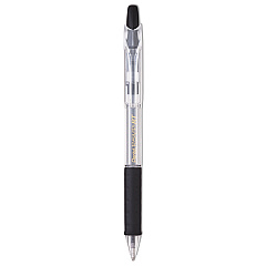 Pentel R.S.V.P. RT Ballpoint Pen, Retractable, Medium 1 mm, Black Ink, Clear Barrel, Dozen (BK93A)
