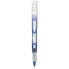 Pentel Finito! Porous Point Pen, Stick, Extra-Fine 0.4 mm, Blue Ink, Blue/Silver Barrel (SD98C)