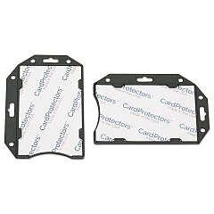 AbilityOne 8455016660470 SKILCRAFT Smart Card Holder, Black, 2 1/2" x 3 4/5", 1 Dozen