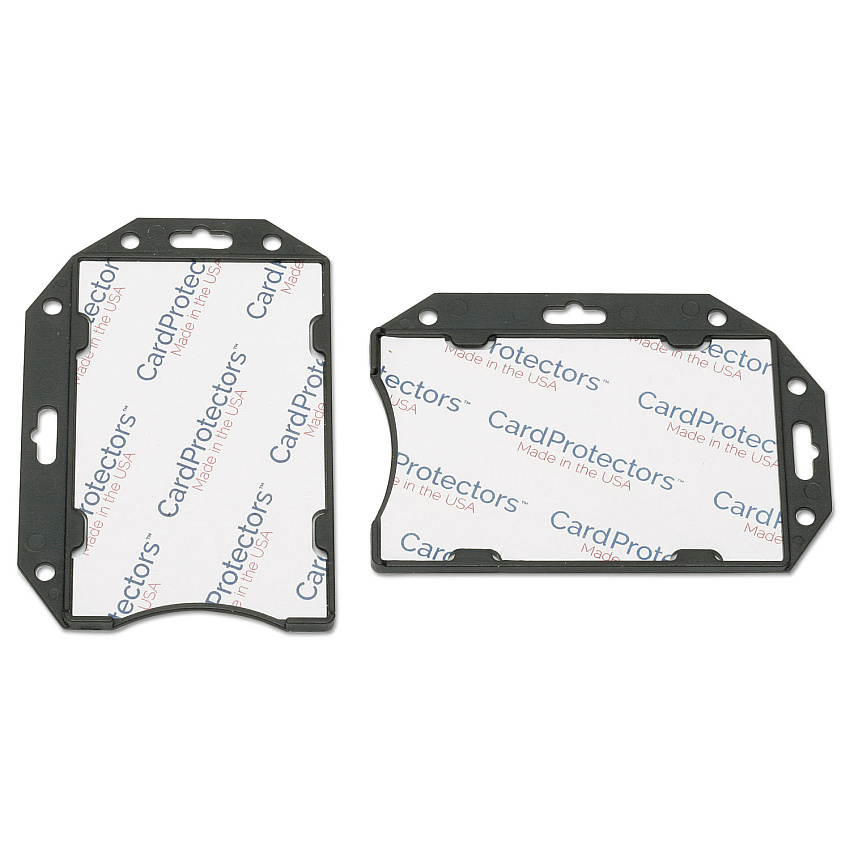 AbilityOne 8455016660470 SKILCRAFT Smart Card Holder, Black, 2 1/2" x 3 4/5", 1 Dozen