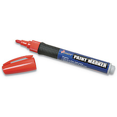 AbilityOne 7520015889100 SKILCRAFT Paint Marker, Medium Bullet Tip, Red, 6/Pack