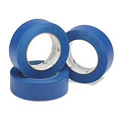 AbilityOne 7510015789302 SKILCRAFT Painter's Tape, 3" Core, 1.5" x 60 yds, Blue