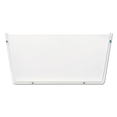 deflecto Unbreakable DocuPocket Wall File, Letter Size, 14.5" x 3" x 6.5", Clear (63201)