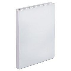 Office Impressions Economy Round Ring View Binder, 3 Rings, 0.5" Capacity, 11 x 8.5, White (82232)