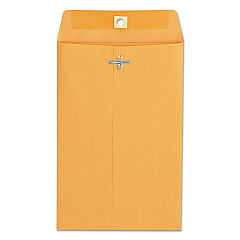 Universal Kraft Clasp Envelope, #55, Square, Clasp/Gummed Closure, 6 x 9, Brown Kraft, 100/Box (UNV35260)