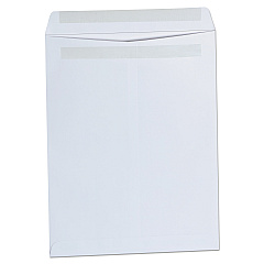Universal Self-Stick Open-End Catalog Envelope, #13 1/2, Square Flap, Self-Adhesive Closure, 10 x 13, White, 100/Box (UNV42102)