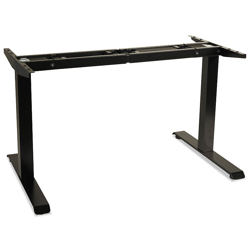 Alera 2-Stage Electric Adjustable Table Base, 27.5" to 47.2" High, Black (ALEHT2SSB)