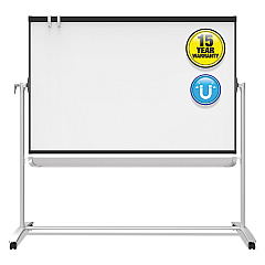 Quartet Prestige 2 Mobile Presentation Easel, 6 ft x 4 ft, Silver/Graphite (ECM64P2)