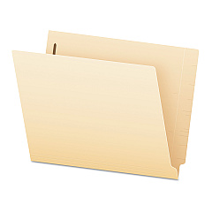 Pendaflex SmartShield End Tab Fastener Folders, 2 Fasteners, Letter Size, Manila Exterior, 50/Box (62714)