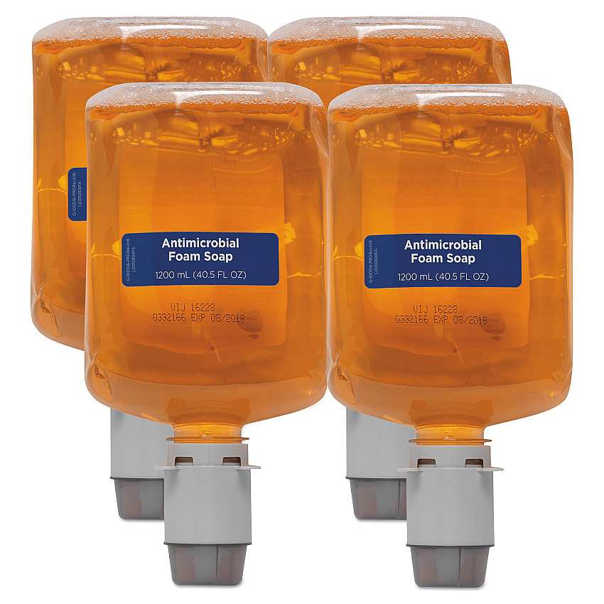Georgia Pacific Professional Pacific Blue Ultra Foam Soap Manual Dispenser Refill, Antimicrobial, Pacific Citrus, 1,200 mL, 4/Carton (43819)