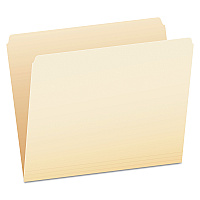Pendaflex Manila File Folders, Straight Tabs, Letter Size, 0.75" Expansion, Manila, 100/Box (752)