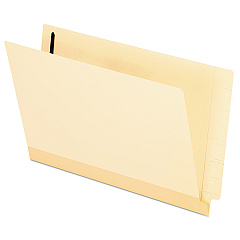 Pendaflex Manila Laminated End Tab Fastener Folders, 1 Fastener, Legal Size, 11-pt Manila Exterior, 50/Box (13210)