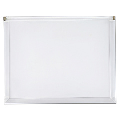 Pendaflex Poly Zip Envelope, Zipper Closure, 10 x 13, Clear, 5/Pack (84190)