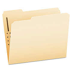 Pendaflex Manila Fastener Folders, 1/3-Cut Tabs: Assorted, 1 Fastener, Letter Size, Manila Exterior, 50/Box (FM210)