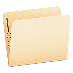 Pendaflex Manila Fastener Folders, Straight Tab, 1 Fastener, Letter Size, Manila Exterior, 50/Box (FM211)