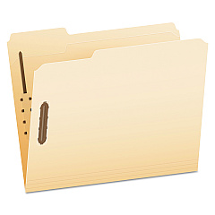 Pendaflex Manila Fastener Folders, 1/3-Cut Tabs: Assorted, 2 Fasteners, Letter Size, Manila Exterior, 50/Box (FM213)