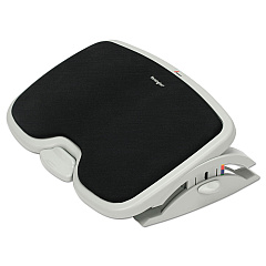 AbilityOne 7195016667982 Kensington/SKILCRAFT Ergonomic Footrest, 21.5w x 14d x 3.5h, Black/Gray