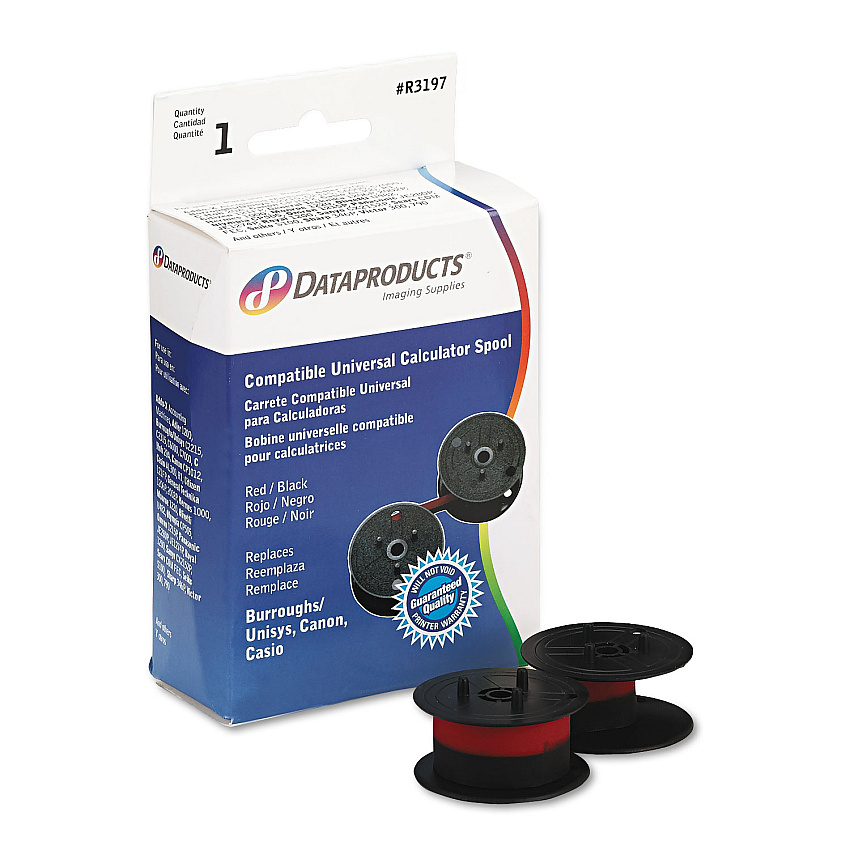 Compatible Dataproducts R3197 Compatible Ribbon, Black/Red