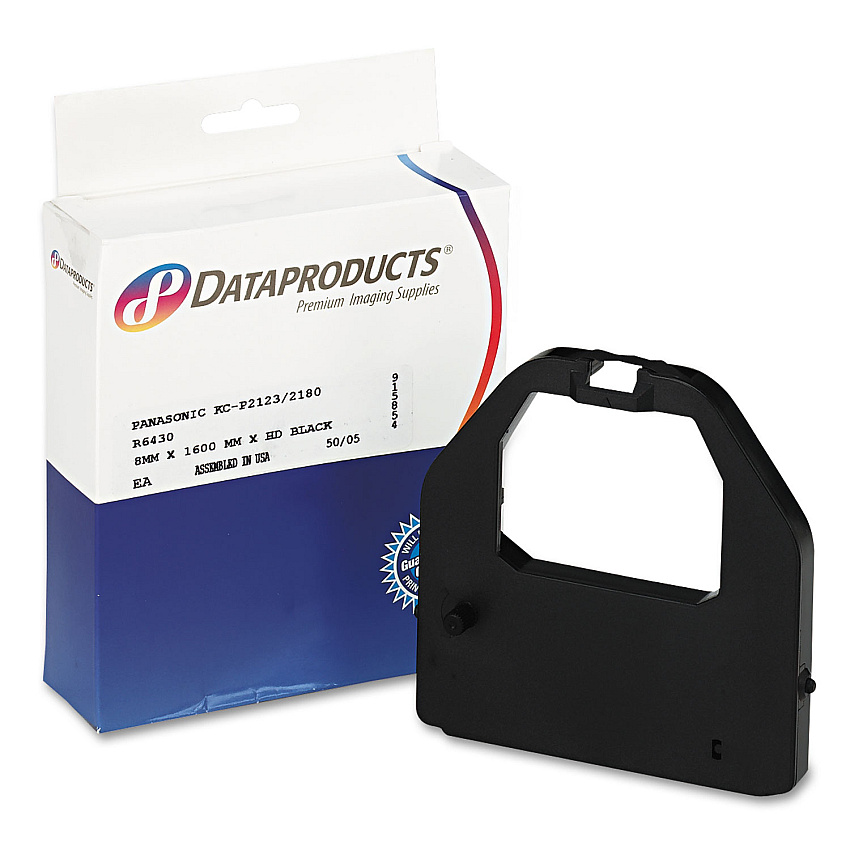 Compatible Dataproducts R6430 Compatible Ribbon with Re-Inker, Black