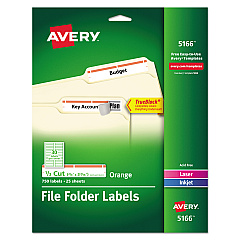 Avery 5166 Permanent File Folder Labels