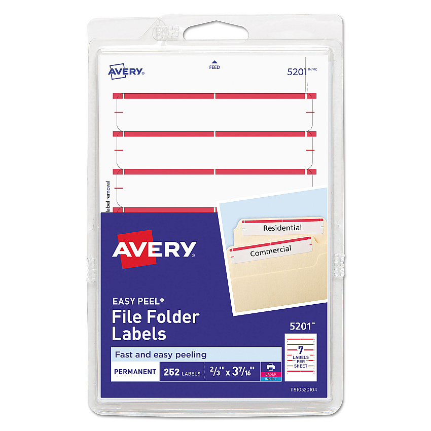 Avery 05201 Labels
