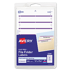 Avery 05204 File Folder Labels