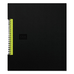Oxford Idea Collective Professional Wirebound Hardcover Notebook, 1 Subject, Medium/College Rule, Black Cover, 11 x 8.5, 80 Sheets (56895)