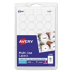Avery 05408 Removable Multi-Use Labels