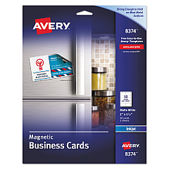 Avery 8374 Magnetic Business Cards